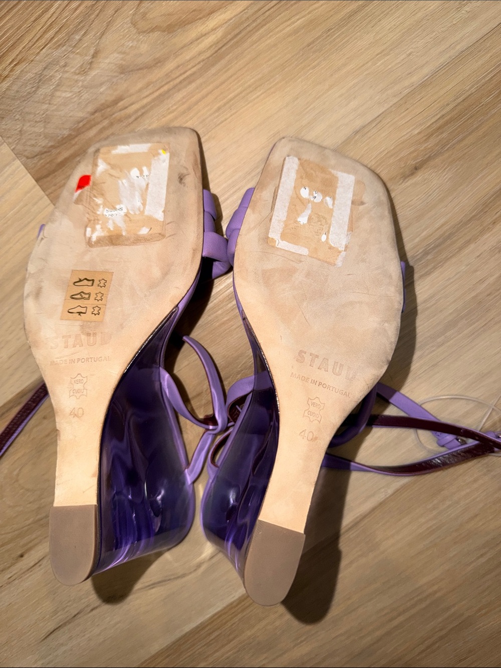 Staud purple Heeled Sandals brand new size 40 - Picture 3 of 6